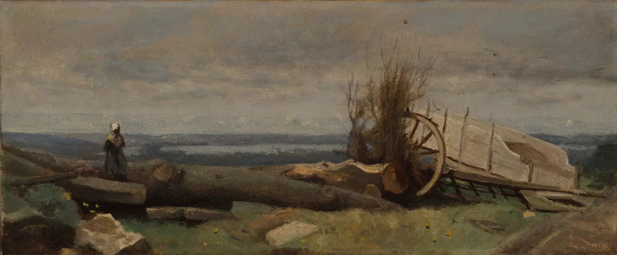 Równina Beauce - Jean-Baptiste Camille Corot
