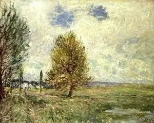 Równina Veneux-Nadon - Alfred Sisley