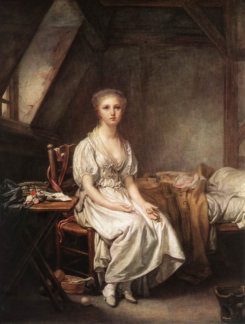 Skarga na zegarek - Jean-Baptiste Greuze
