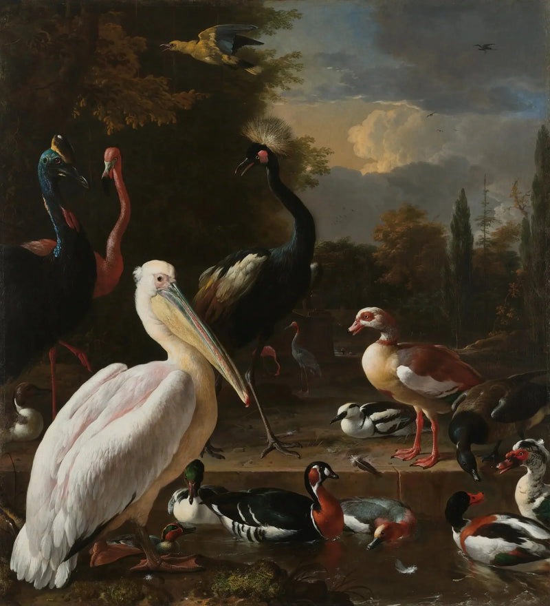 Unosząca się pióro - Melchior de Hondecoeter