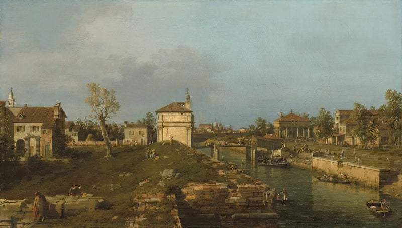 La Porta Portello, Padwa - Canaletto