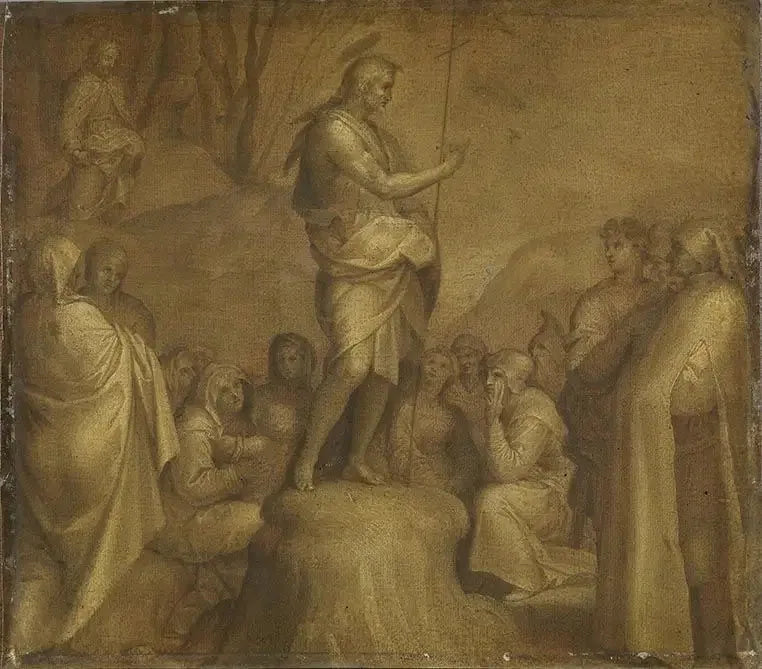 Kazanie Jana Chrzciciela - Andrea del Sarto