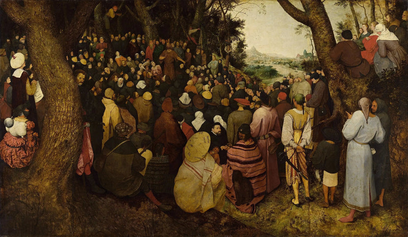 Kazanie św. Jana Chrzciciela - Pieter Brueghel Starszy