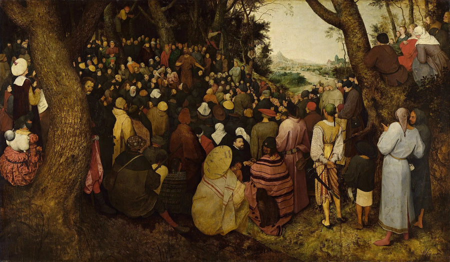 Kazanie św. Jana Chrzciciela - Pieter Brueghel Starszy