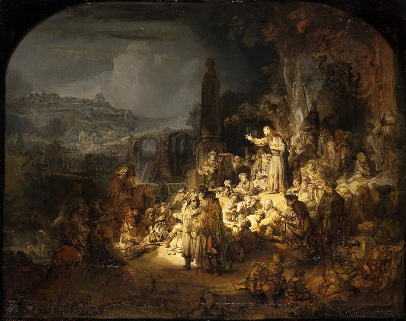 Kazanie św. Jana Chrzciciela - Rembrandt