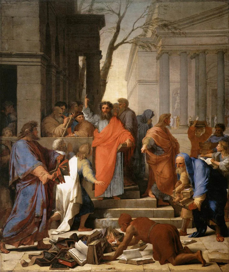 Kazanie świętego Pawła do Efezu - Eustache Le Sueur