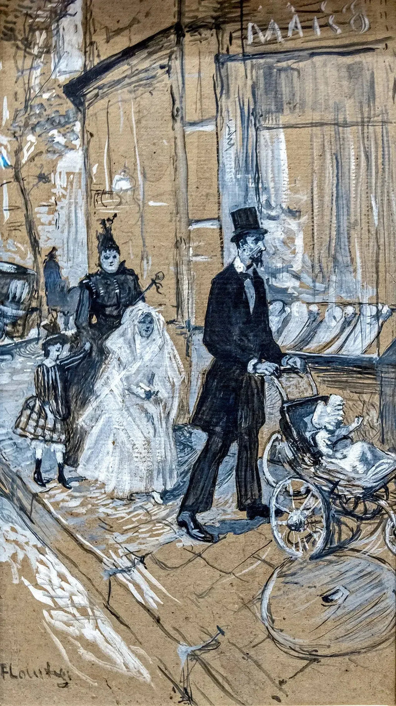 Pierwsza komunia - Henri de Toulouse-Lautrec
