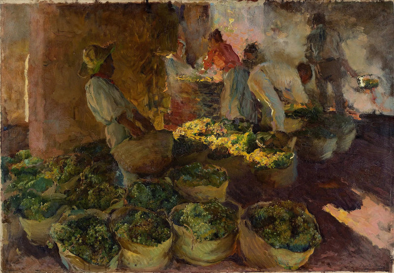 Przygotowanie rodzynek - Joaquín Sorolla