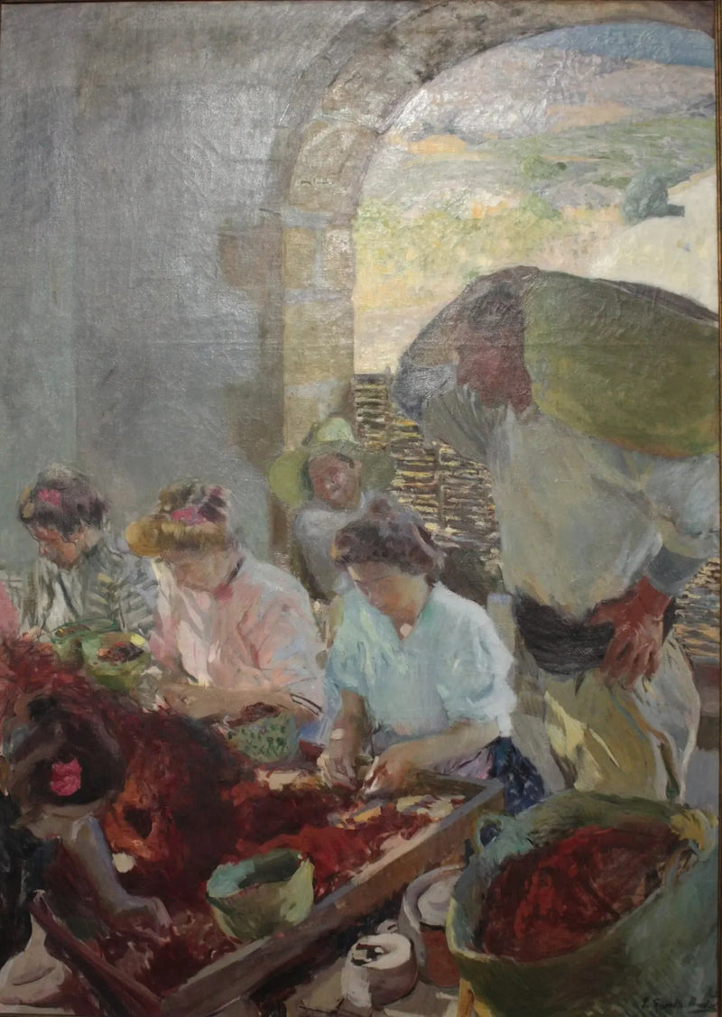 Przygotowanie rodzynek - Joaquín Sorolla