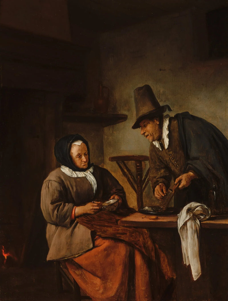 La préparation du chaudeau - Jan Steen