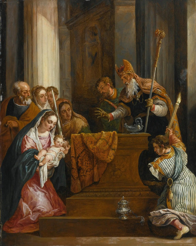 Ofiarowanie w Świątyni - David Teniers Młodszy