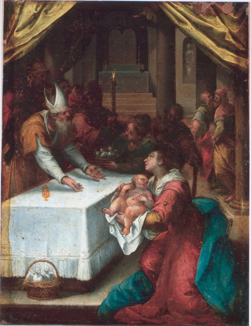 Prezentacja w Świątyni - Denis Calvaert
