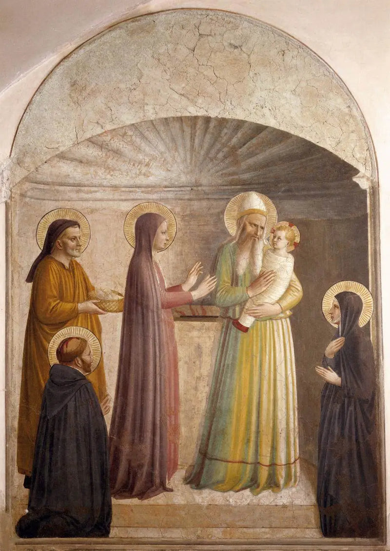 Ofiarowanie w Świątyni - Fra Angelico
