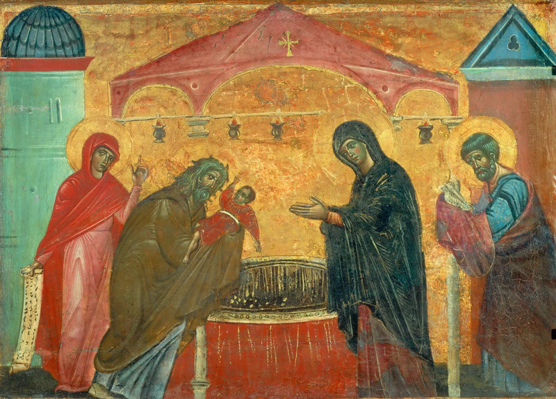 Prezentacja w Świątyni - Guido da Siena
