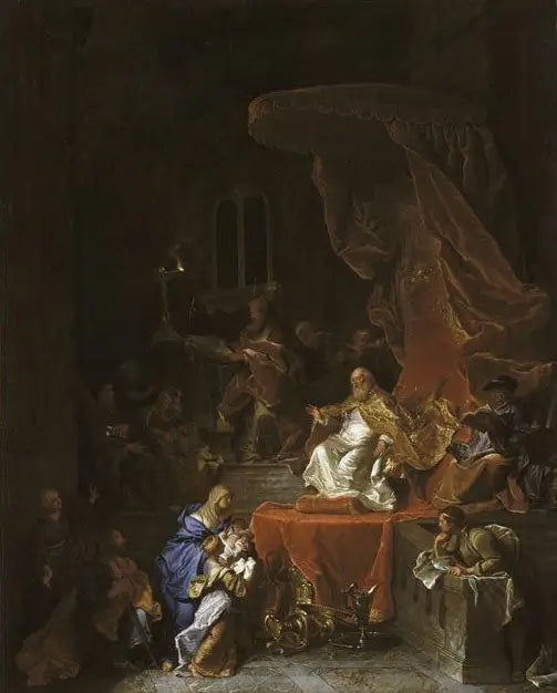 Prezentacja w świątyni - Hyacinthe Rigaud