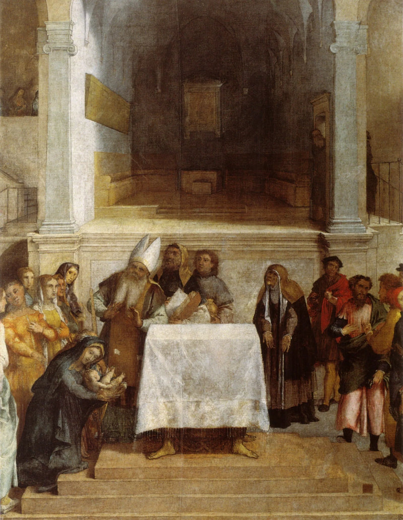Prezentacja w Świątyni - Lorenzo Lotto