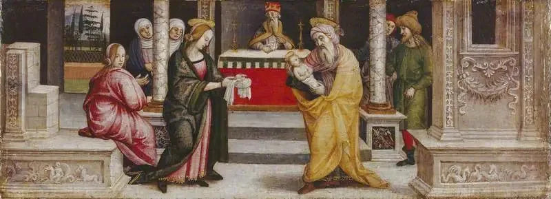Prezentacja w Świątyni - Pietro Perugino