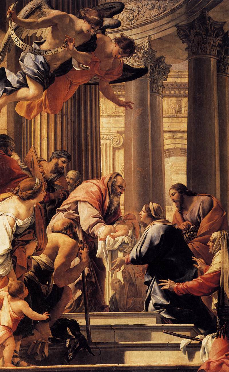 Prezentacja w Świątyni - Simon Vouet