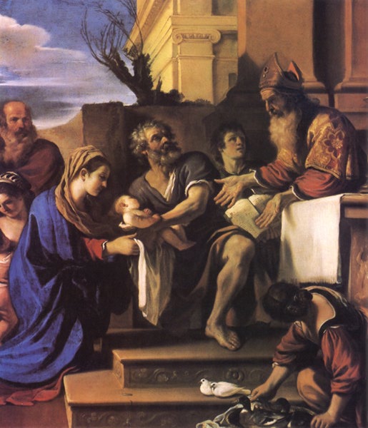 Prezentacja Jezusa w Świątyni - Guercino