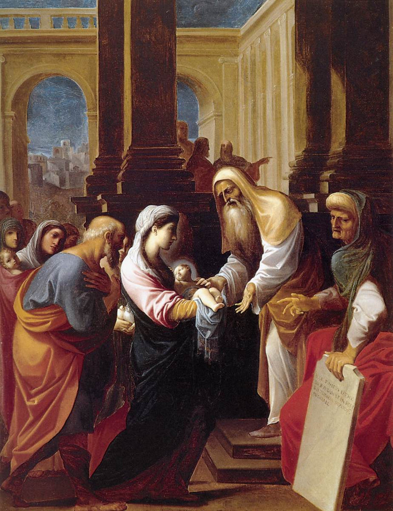 Prezentacja Dzieciątka Jezus w Świątyni - Ludovico Carracci