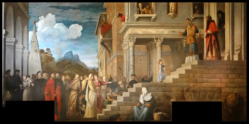 Przedstawienie Marii w Świątyni - Titian