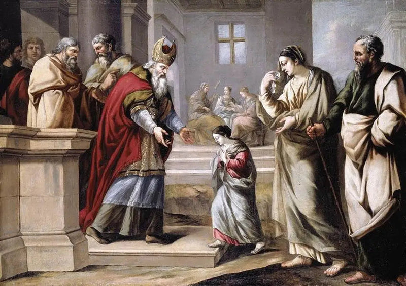 Prezentacja Najświętszej Maryi Panny w Świątyni - Pierre Mignard