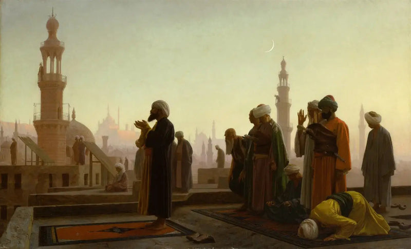 Modlitwa w Kairze - Jean-Léon Gérôme