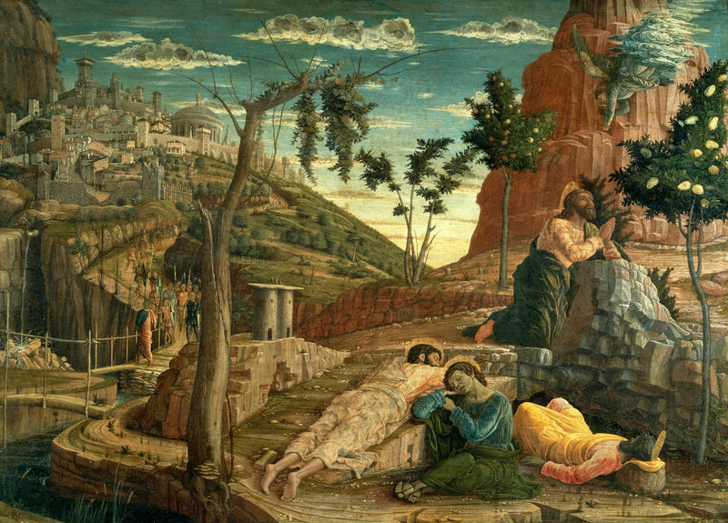 Modlitwa w Ogrodzie Oliwnym - Andrea Mantegna
