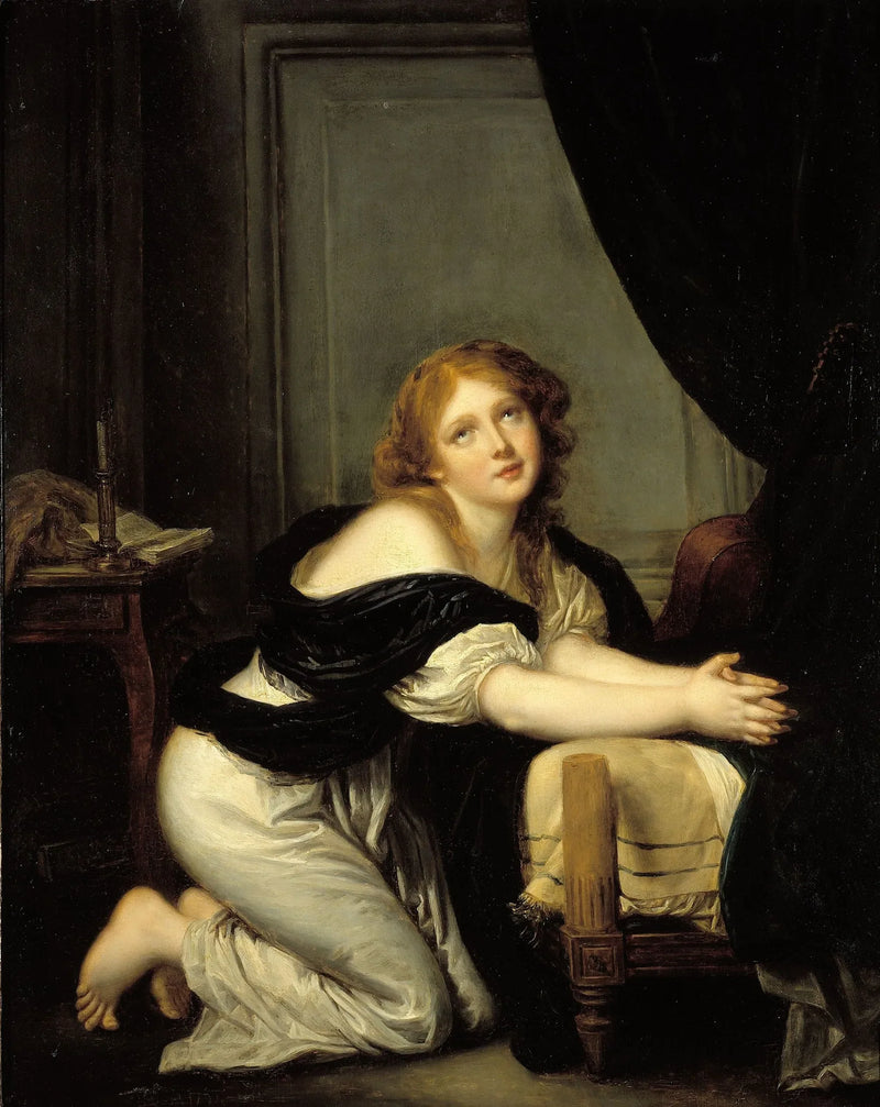 Modlitwa poranna - Jean-Baptiste Greuze