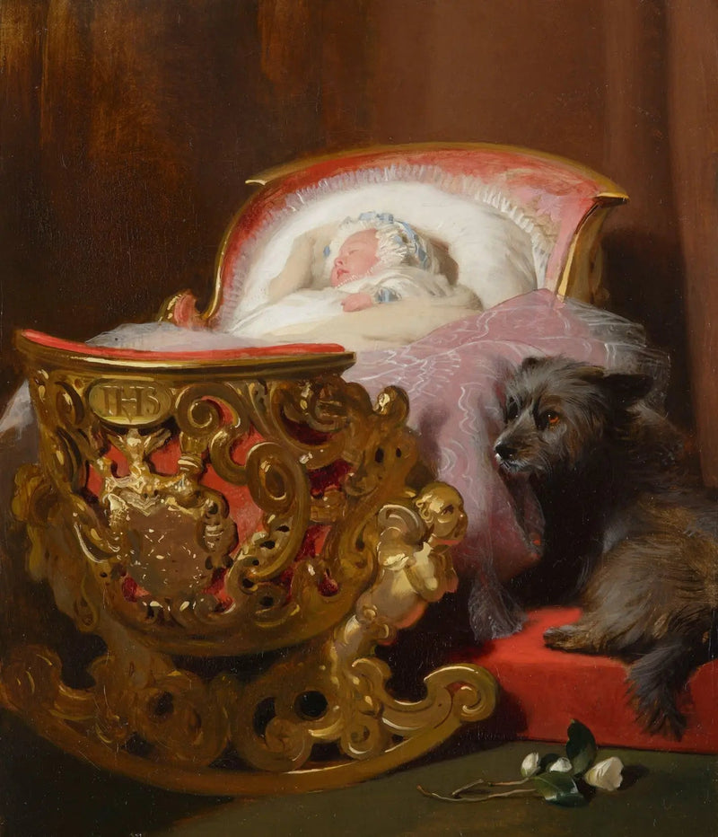 Śpiąca księżniczka Alice - Edwin Henry Landseer