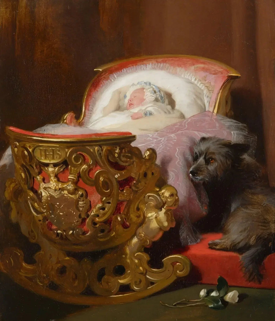 Śpiąca księżniczka Alice - Edwin Henry Landseer
