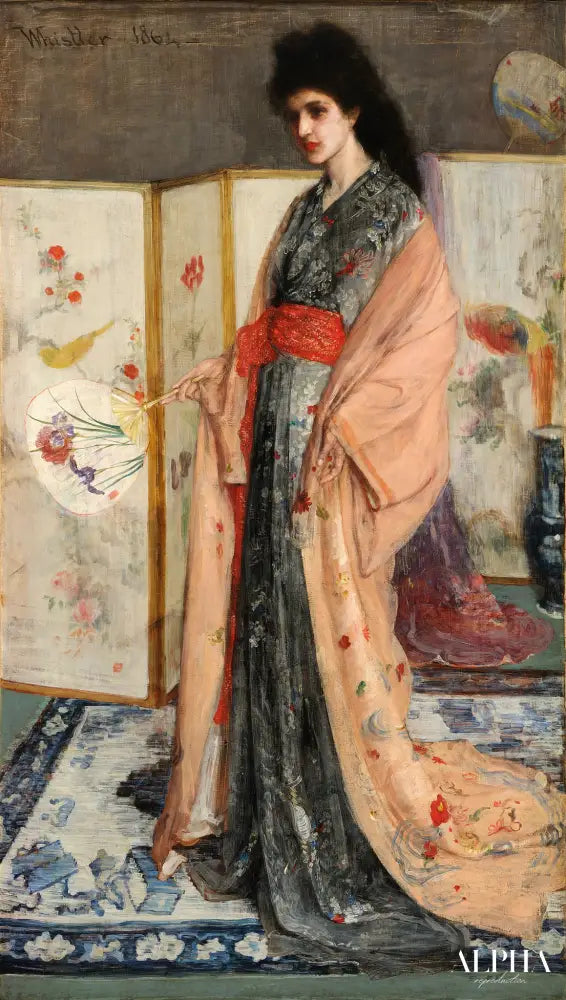 La Princesse du Pays de la Porcelaine - James Abbott McNeill Whistler - Reproductions de tableaux et peintures haut de gamme