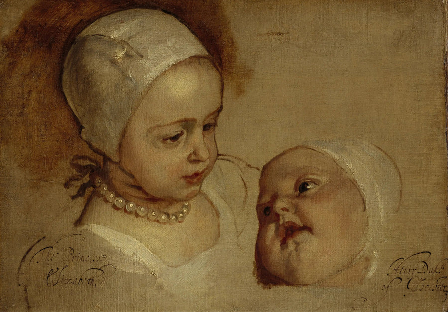 Księżniczka Elżbieta i księżniczka Anna - Antoine van Dyck