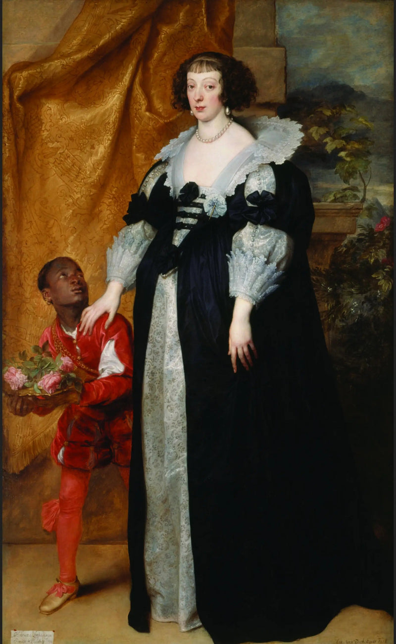 Księżniczka Henriette z Lorraine (1611-1660), w towarzystwie page'a - Antoine van Dyck