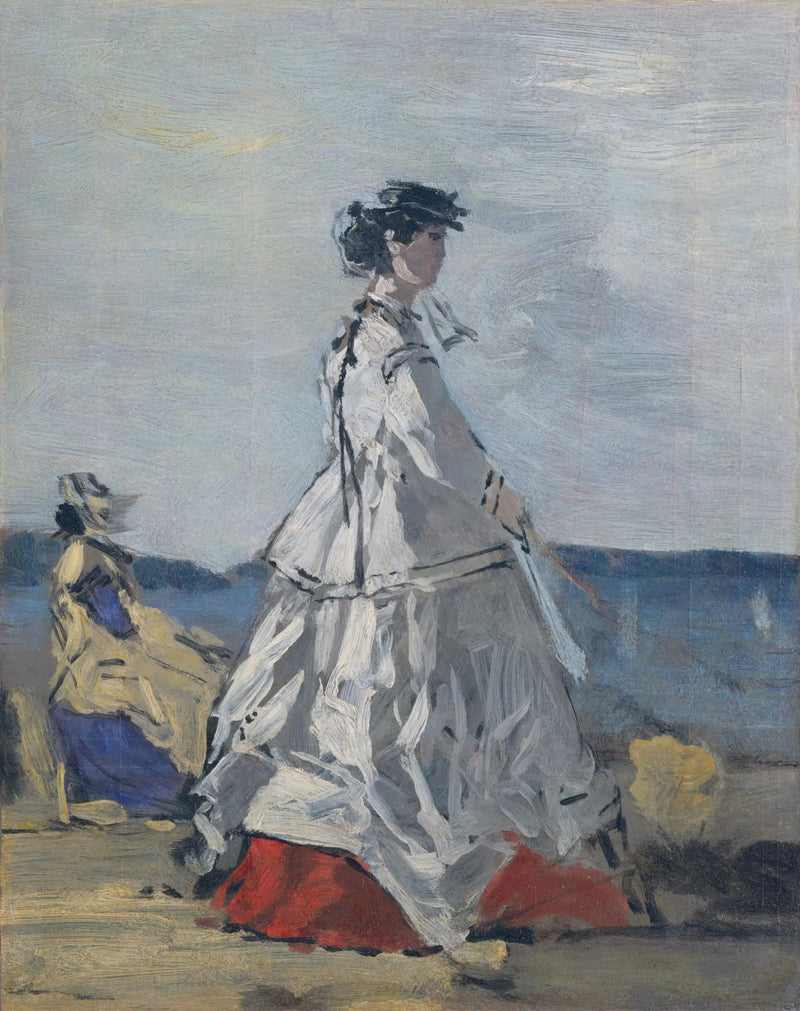 Księżniczka Pauline de Metternich na plaży - Eugène Boudin