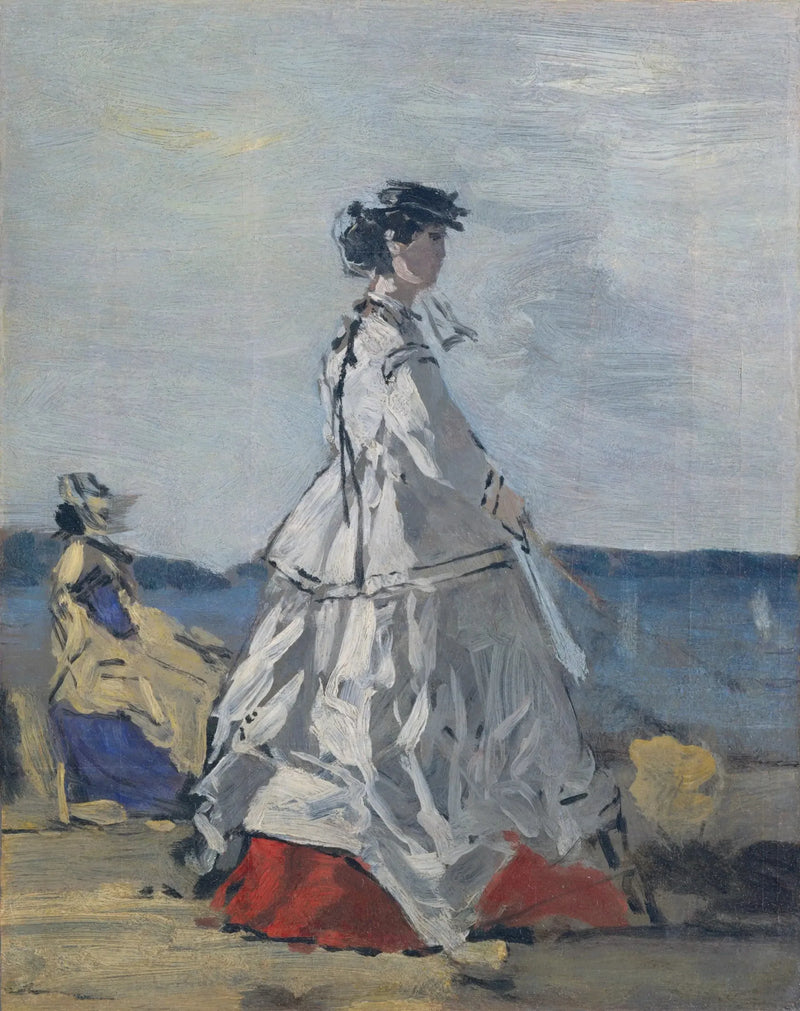 Księżniczka Pauline de Metternich na plaży - Eugène Boudin