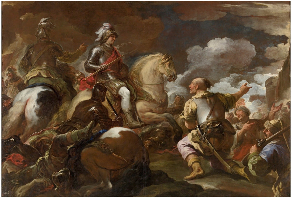 La prise d’une forteresse - Luca Giordano - Alpha Reproduction