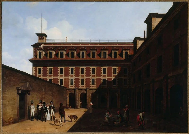 Więzienie Madelonnettes, ulica Fontaines - Louis-Léopold Boilly
