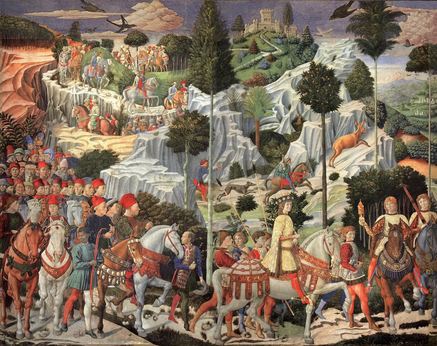Procesja młodego króla - Benozzo Gozzoli