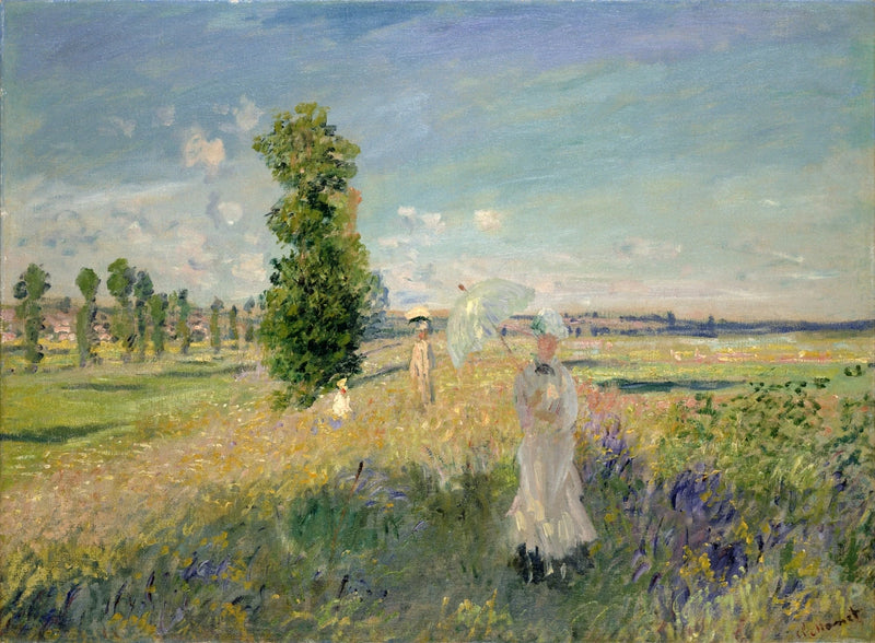Spacer po Argenteuil W379 - Claude Monet