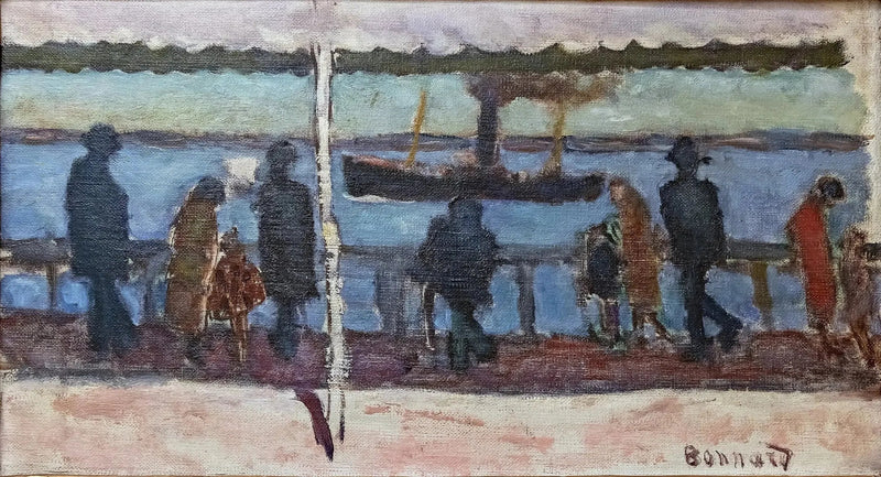 Spacer nad rzeką - Pierre Bonnard