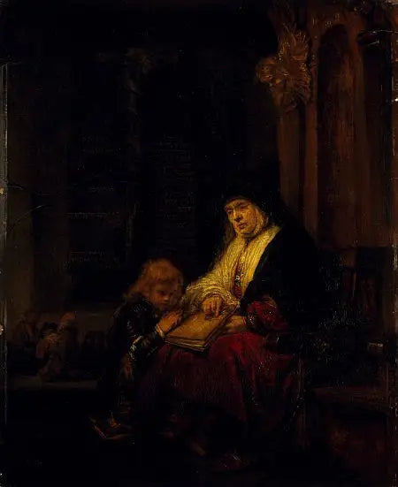 Prorokini Anna w Świątyni - Rembrandt