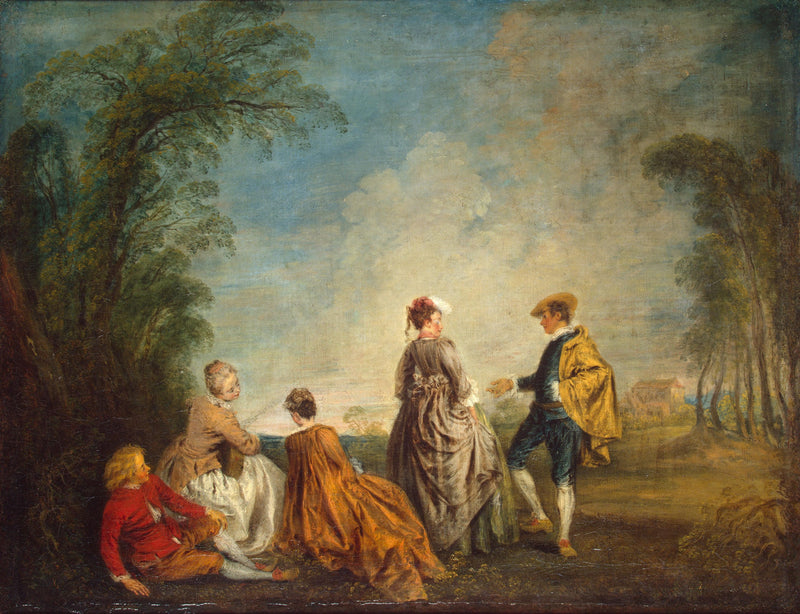 Kłopotliwa propozycja - Antoine Watteau