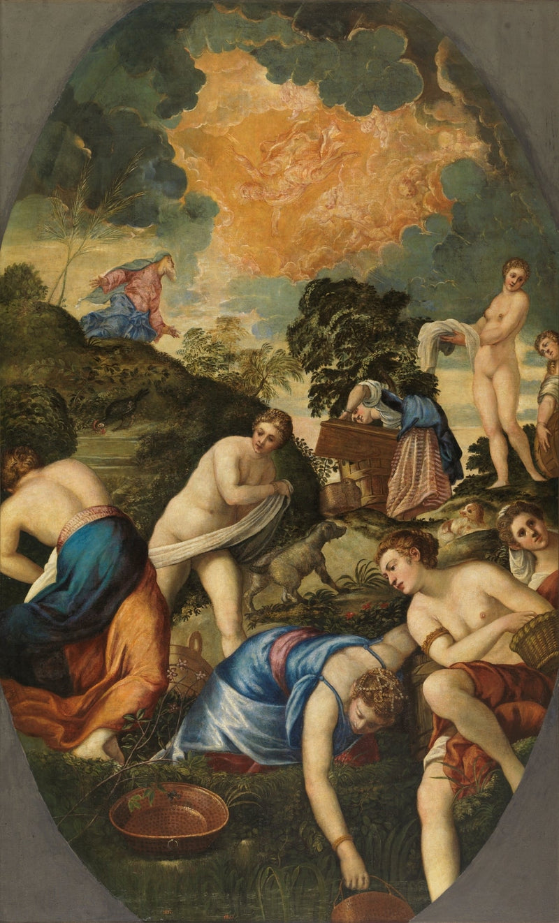 Oczyszczenie dziewic madianitek - Jacopo Tintoretto