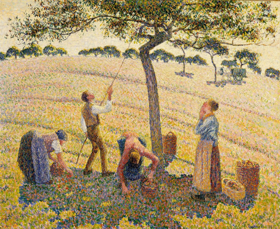 Zbieranie jabłek w Éragny - Camille Pissarro