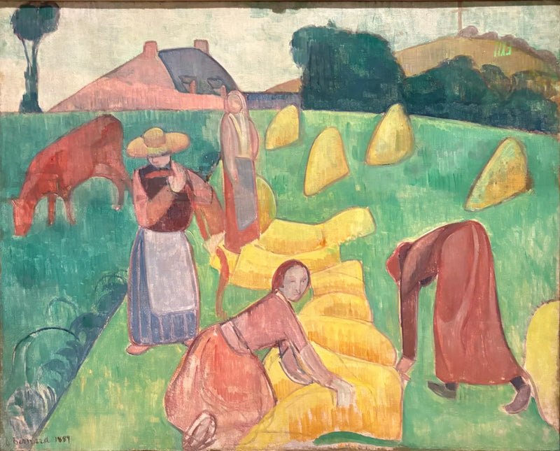 Zbiór pszenicy - Émile Bernard