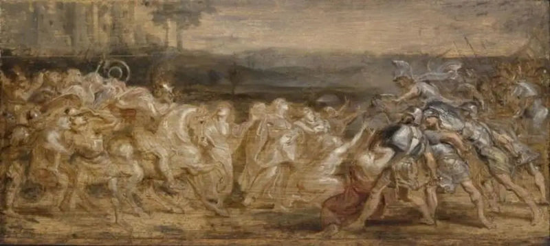 Pojednanie Rzymian i Sabinek - Peter Paul Rubens