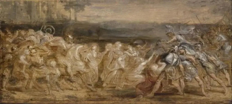 Pojednanie Rzymian i Sabinek - Peter Paul Rubens