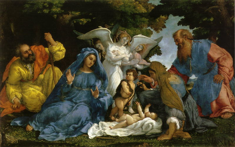Rozpoznanie boskiej natury Chrystusa - Lorenzo Lotto