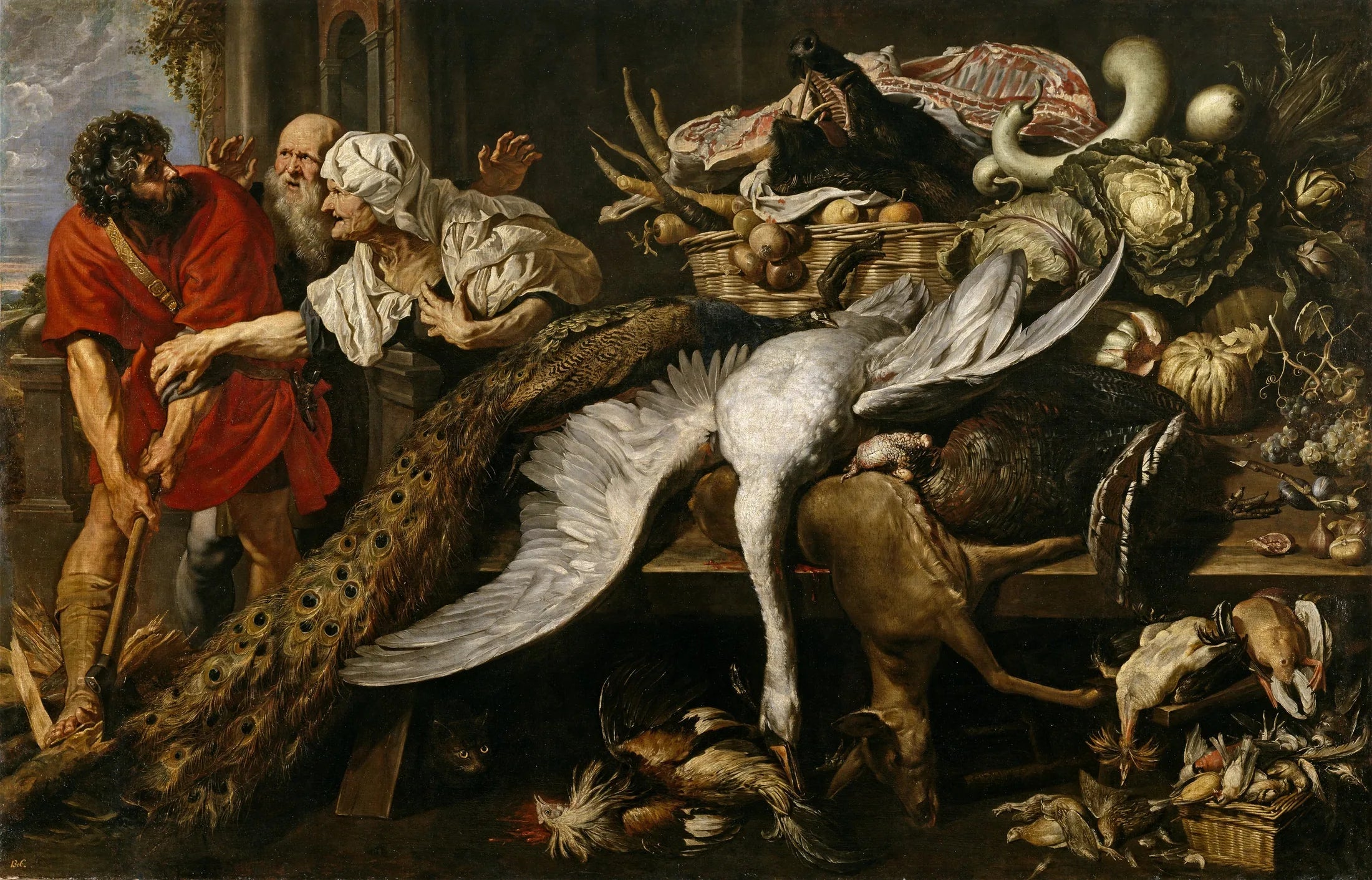 La reconnaissance des Philippiens - Frans Snyders image 1 reproduction de peinture à l’huile